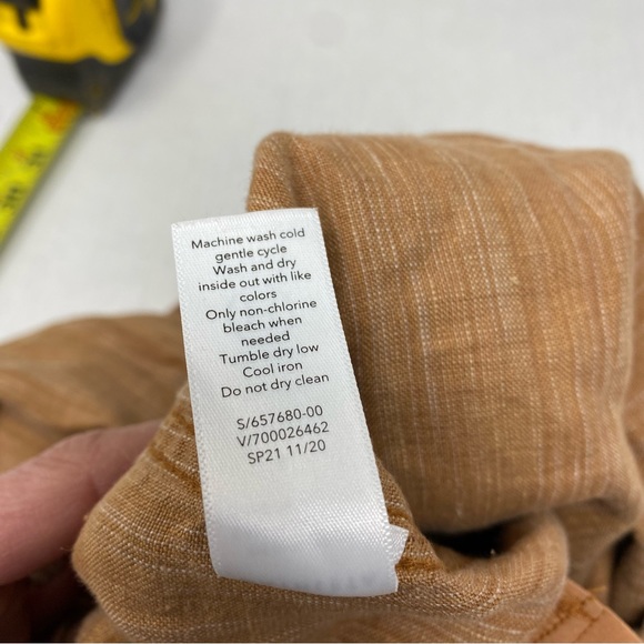 Athleta Cabo Linen Textured Wide Leg Pant Size 6 - Picture 6 of 11